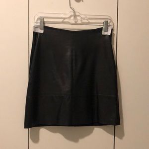 Leather skirt